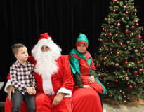 Obraz przedstawiający Spotkanie ze Świętym Mikołajem