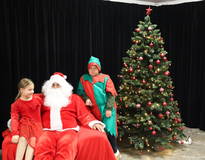 Obraz przedstawiający Spotkanie ze Świętym Mikołajem