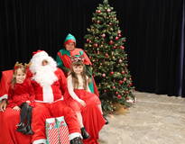 Obraz przedstawiający Spotkanie ze Świętym Mikołajem