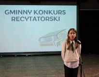 Obraz przedstawiający Gminny Konkurs Recytatorski, edycja 2025