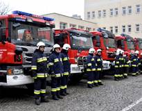 Obraz przedstawiający Ochotnicza Straż Pożarna w Stryszawie ma nowy samochód ratowniczo-gaśniczy