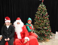 Obraz przedstawiający Spotkanie ze Świętym Mikołajem