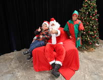 Obraz przedstawiający Spotkanie ze Świętym Mikołajem