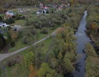 Obraz przedstawiający Budowa oświetlenia ulicznego w miejscowości Stryszawa na osiedlu Zawodzie