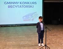 Obraz przedstawiający Gminny Konkurs Recytatorski, edycja 2025