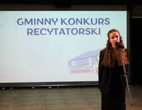 Obraz przedstawiający Gminny Konkurs Recytatorski, edycja 2025