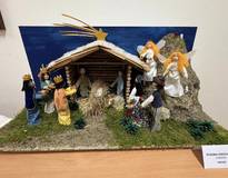 Obraz przedstawiający Gminny etap konkursu Babiogórska Szopka Regionalna. Edycja 2025.