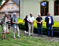 Obraz przedstawiający Stanisław Sikora wrócił do Stryszawy